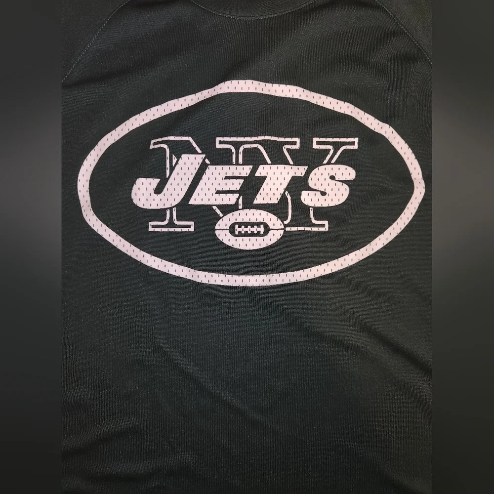 New York Jets Long Sleeve Shirt Green/White